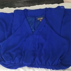 Royal Blue mid length dress